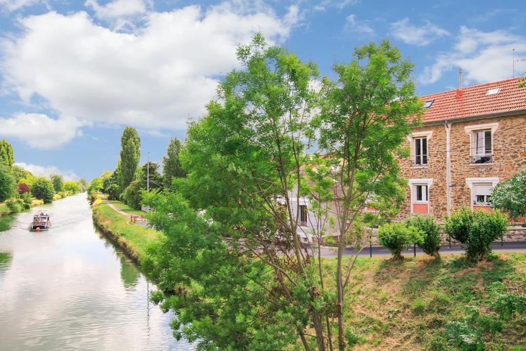 *Au Bord Du Canal*Entre Paris Et Disneyland Chelles  Extérieur photo